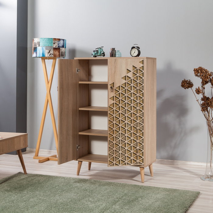 Hanah Home Multibox - 120 Armario Multiusos Roble Sonoma